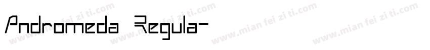 Andromeda Regula字体转换